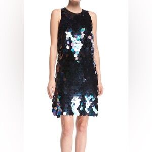 Aidan Mattox Pailette mini tank dress size 6